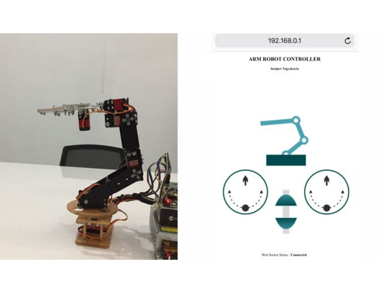 ARM Robot & Web Controller
